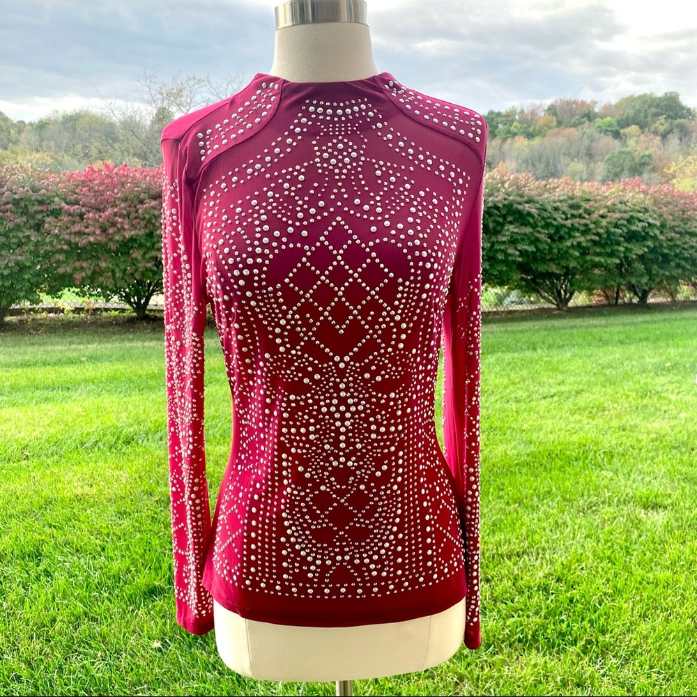 Steps Studded Long Sleeve Top